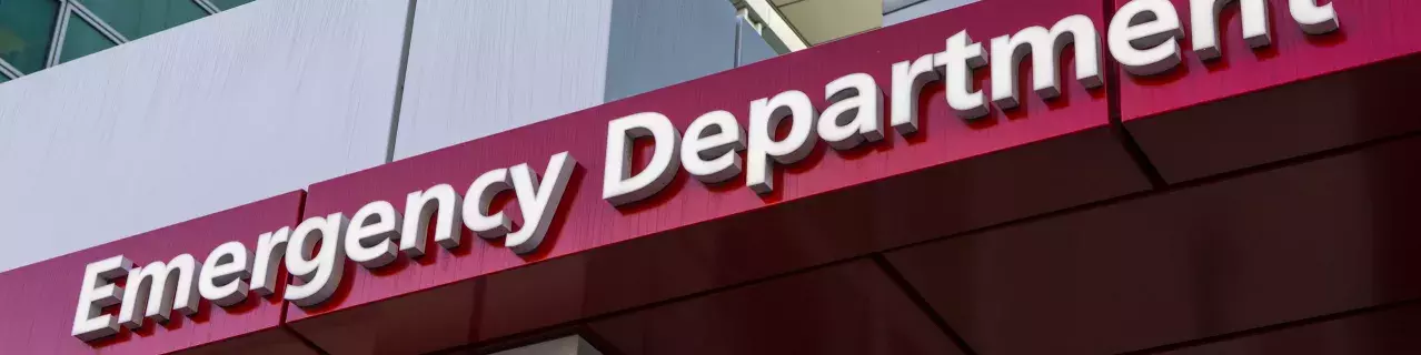A hospital emergency department