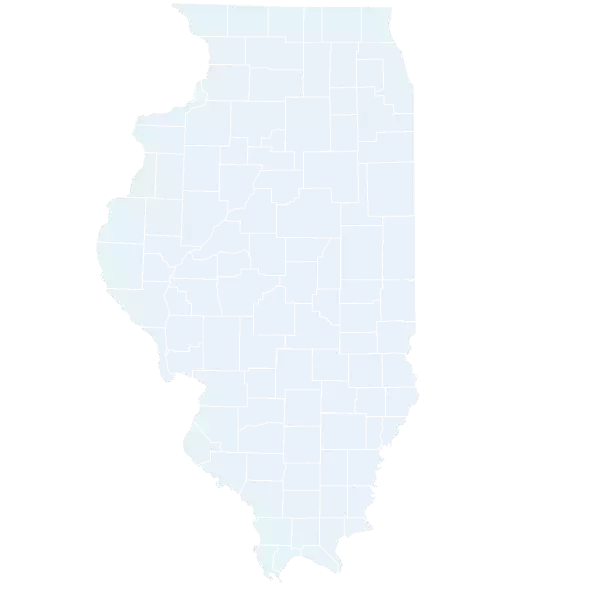 A map of Illinois