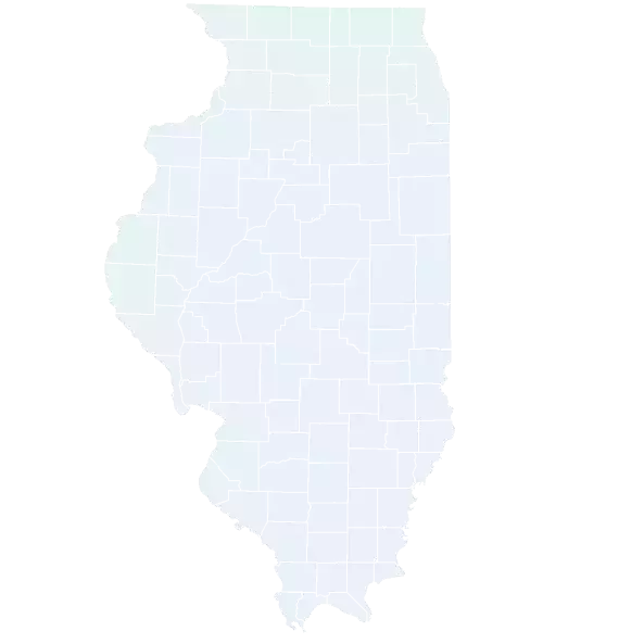 A map of Illinois