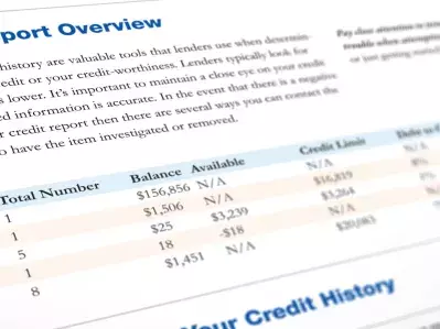 A credit report