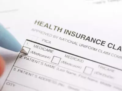 A health insurance claim form