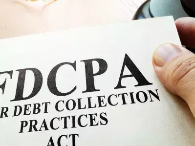 A picture of a book showing the Fair Debt Collection Practices Act